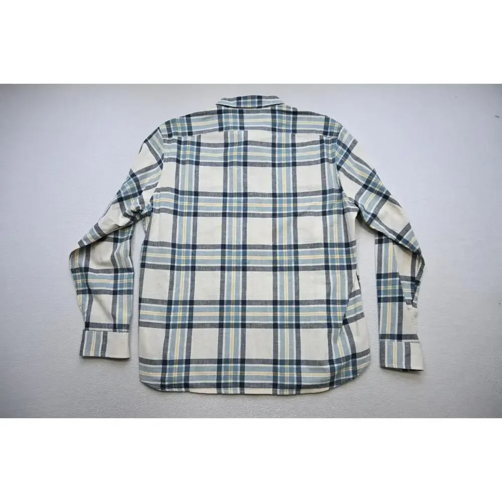 J Crew Dress Shirt‎ Casual Plaid Long Sleeve Button Up Mens Size XL